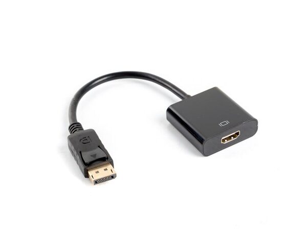 Lanberg DisplayPort male σε HDMI female 1τμχ (AD-0009-BK)