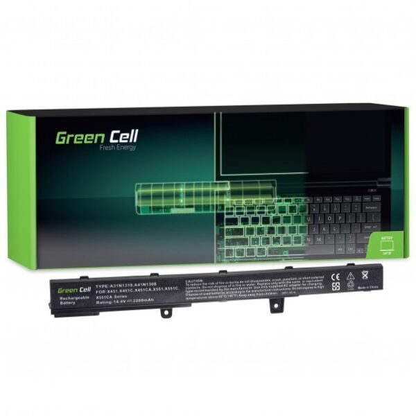 Green Cell Συμβατή Μπαταρία για Asus R508/R556/R509 με 2200mAh