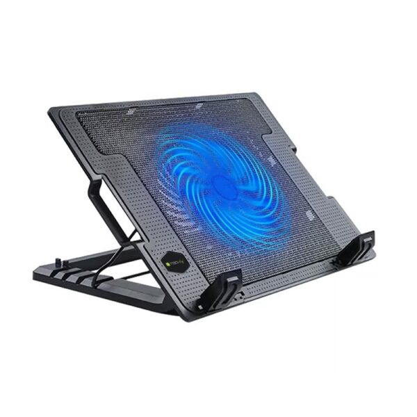 Techly Cooling Pad με 1 Ανεμιστήρα και Φωτισμό (ICOOL-CP12TY)
