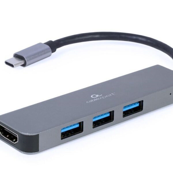 Cablexpert USB-C Docking Station με HDMI 4K (A-CM-COMBO2-01)