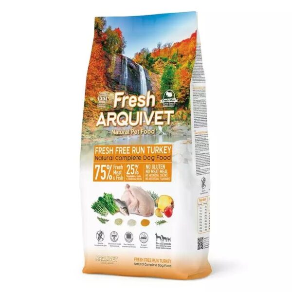 Arquivet Fresh Turkey Fish Semi-moist Dog Food 10kg