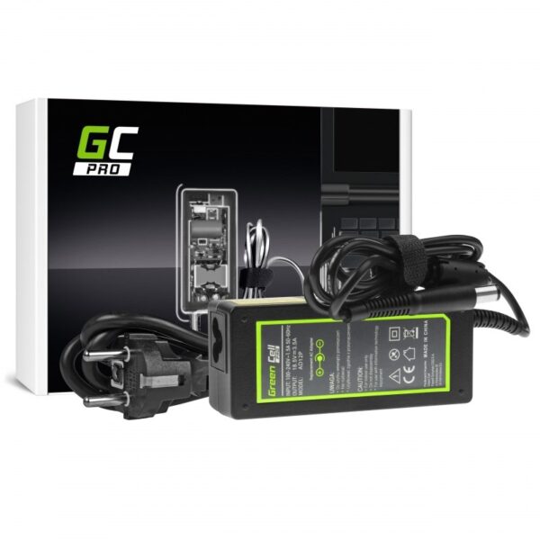 Green Cell Φορτιστής Laptop 65W 18.5V 3.5A για Compaq με Αποσπώμενο Καλώδιο Τροφοδοσίας
