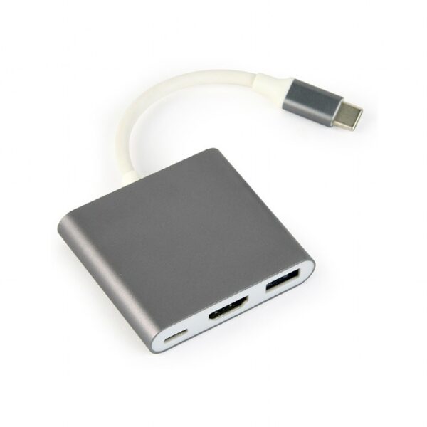 Cablexpert USB-C Docking Station με HDMI 4K PD (A-CM-HDMIF-02-SG)