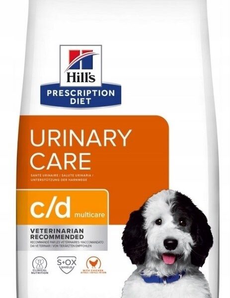 HILL'S PRESCRIPTION DIET Urinary Care Canine c/d Multicare Dry dog food Chicken 4 kg