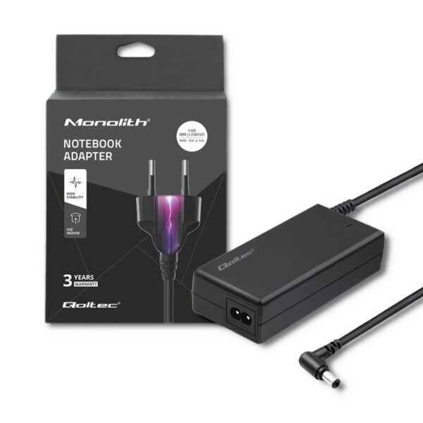 Qoltec Φορτιστής Laptop 90W 20V 4.74A για Lenovo