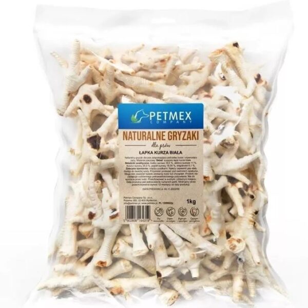 Petmex Chicken Paw Κόκκαλο για Σκύλους από Κοτόπουλο 1000gr