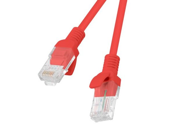 Lanberg U/UTP Cat.5e Καλώδιο Δικτύου Ethernet 1.5m Κόκκινο 10τμχ