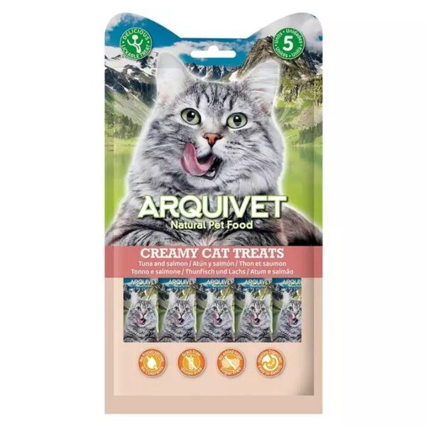 Arquivet Arquivet Κρεμώδες Σνακ Τόνο Σολομό 5χ14 Γρ 13811243 8435117842236