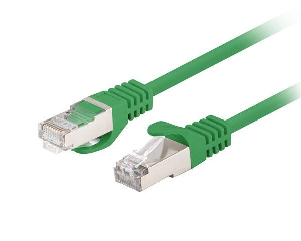 Lanberg U/UTP Cat.6 Καλώδιο Δικτύου Ethernet 0.25m Πράσινο 1τμχ