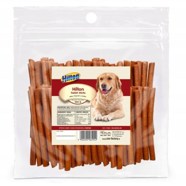 Hilton Soft Λιχουδιές σε Stick Σκύλου με Κουνέλι και Λαγό 500gr