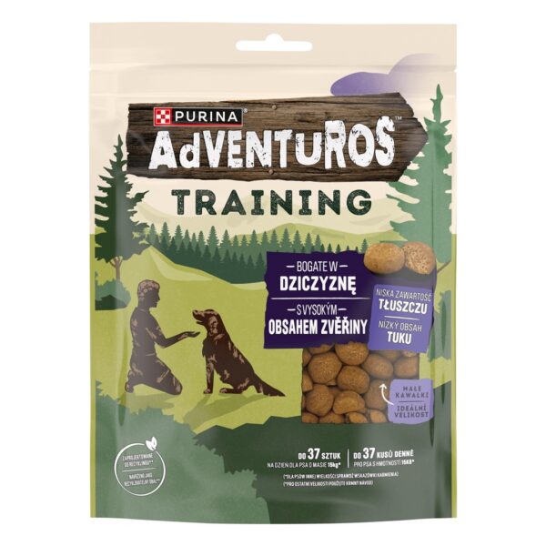 Adventuros Adventuros Training Przysmaki Dla Psów Bogate W Dziczyznę 115g