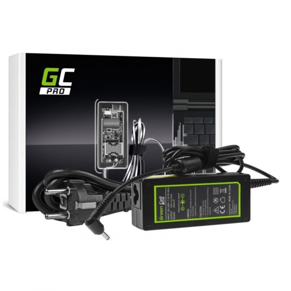 Green Cell Φορτιστής Laptop 65W 19V 3.42A για Asus με Αποσπώμενο Καλώδιο Τροφοδοσίας