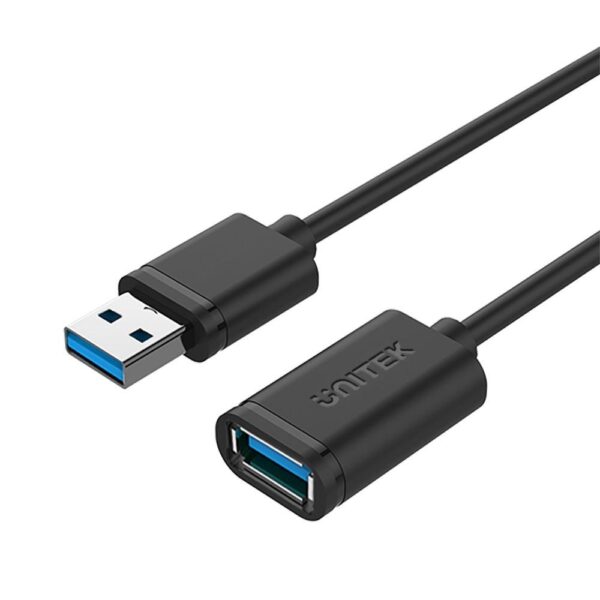 Unitek USB 3.1 Cable USB-A male - USB-A female Μαύρο 2m (Y-C459GBK)