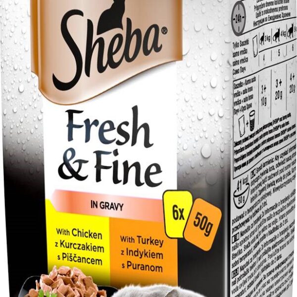 Sheba Fresh & Fine Mini 6x50gr