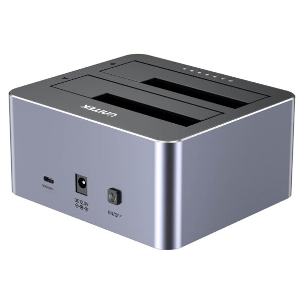 Unitek Docking Station για 2 Σκληρούς Δίσκους SATA 3.5" με σύνδεση USB-C