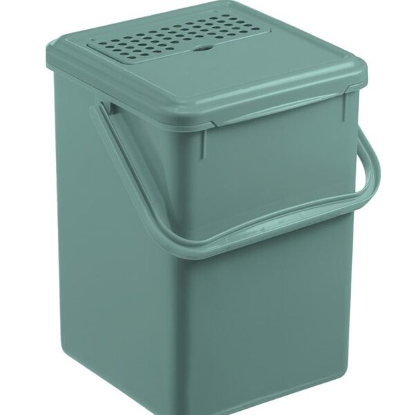 9l Compost Bucket Carbon Filter Bio Mistletoe Green