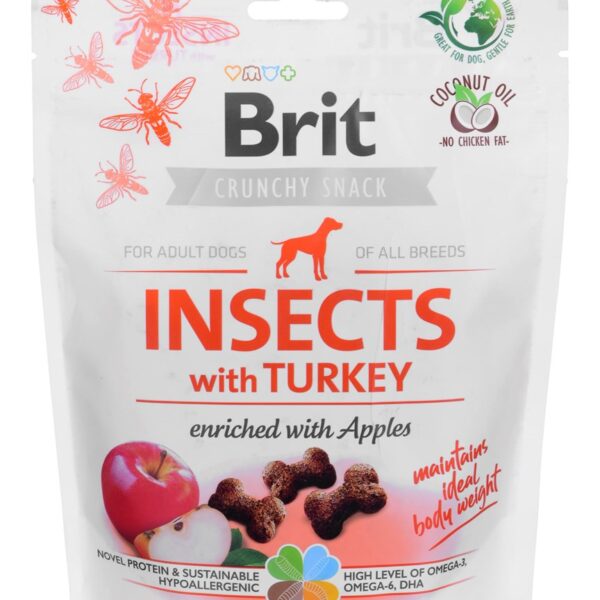 Brit Care Dog Insects & Turkey Λιχουδιές Σκύλου με Γαλοπούλα 200gr