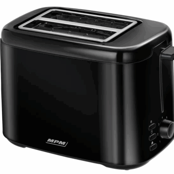 MPM Φρυγανιέρα 2 Θέσεων 800W Μαύρη