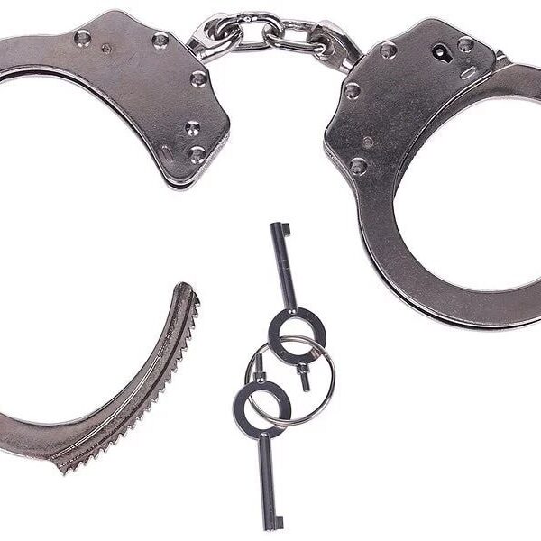 Steel chain handcuffs  US