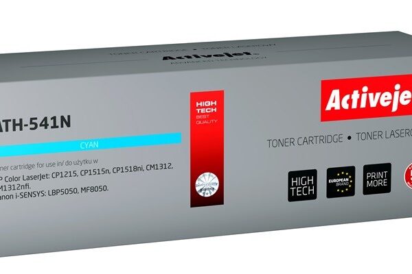 Active Jet Συμβατό Toner για Laser Εκτυπωτή HP 125A CB541A / Canon CRG-716C 1600 Σελίδων Κυανό