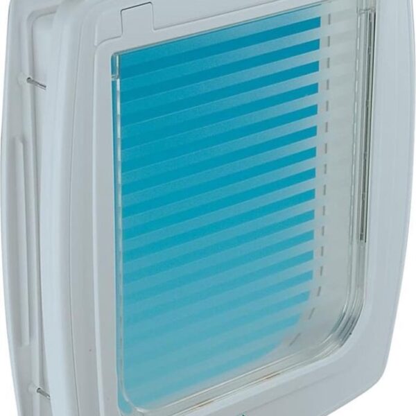 Ferplast Swing 15 Πόρτα Σκύλου & Γάτας 41.2x48.2x9.6εκ. από Πλαστικό σε Λευκό Χρώμα 41.2 x 48.2 x 48.2εκ.