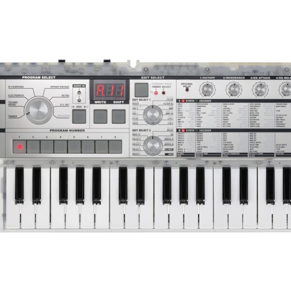 Korg Synthesizer MicroKORG Crystal με 37 Δυναμικά Πλήκτρα Διάφανο