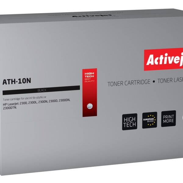 Active Jet Συμβατό Toner για Laser Εκτυπωτή HP 10A Q2610A 6000 Σελίδων Μαύρο