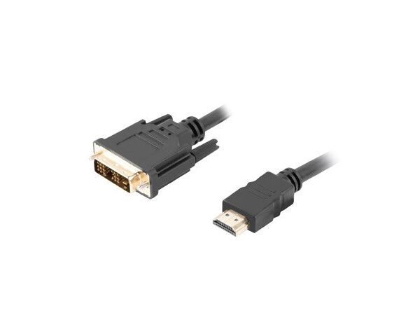 Lanberg Cable DVI-D male - HDMI male 3m (CA-HDDV-10CC-0030-BK)
