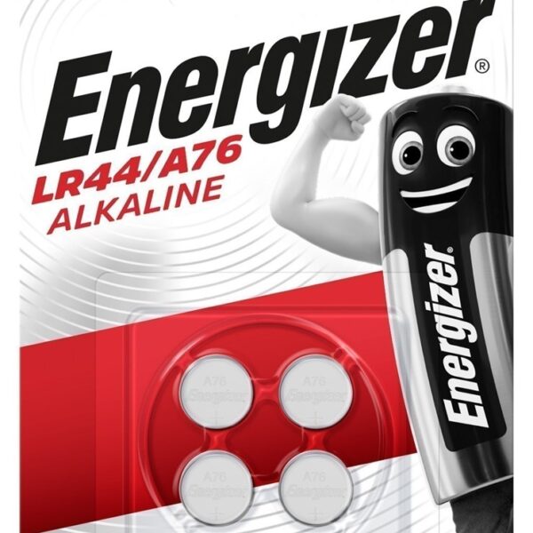 Energizer A76 Αλκαλικές Μπαταρίες Ρολογιών LR44 1.5V 4τμχ