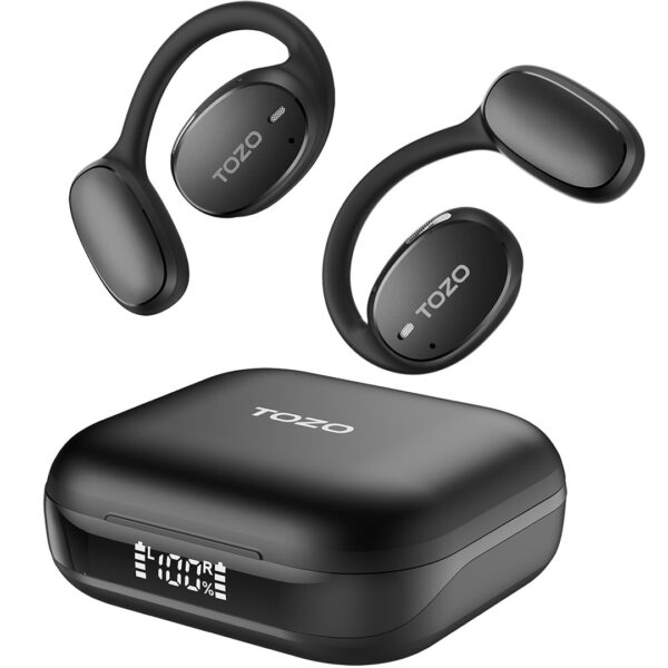 Tozo OpenEgo Open Ear Μαύρα