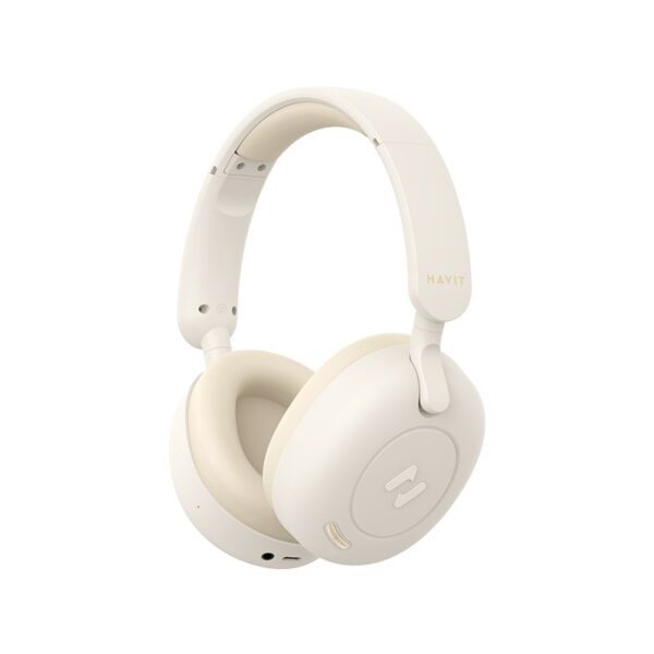 Havit H655BT Bluetooth / 3.5mm / USB-C με 76 ώρες Λειτουργίας Μπεζ