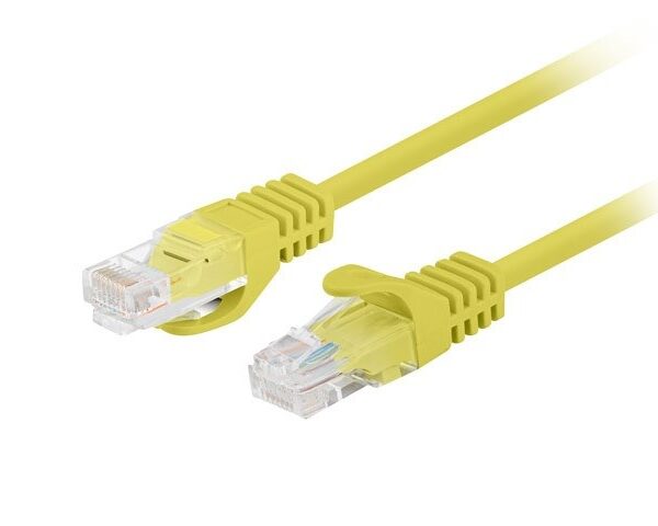 Lanberg U/UTP Cat.6 Καλώδιο Δικτύου Ethernet 1.5m Κίτρινο 1τμχ