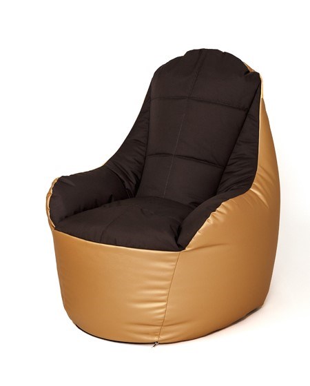 Sack Sako Boss gold-brown XXL pouffe 140 x 90 cm