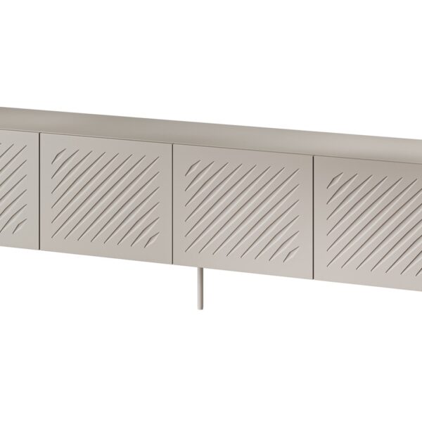 RTV cabinet SIENA 200x40x60 cashmere matt