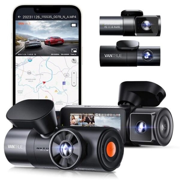 Vantrue Nexus 5 Κάμερα DVR Αυτοκινήτου για Παρμπρίζ