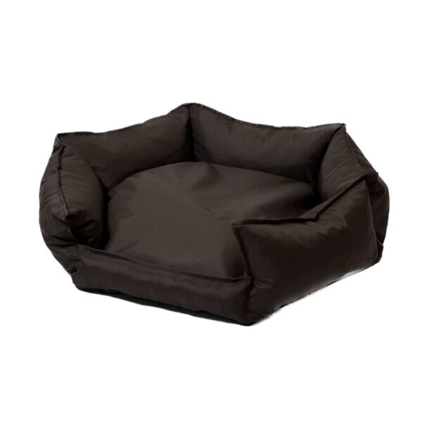 GO GIFT Hexagon black XXL - pet bed - 90 x 63 x 16 cm