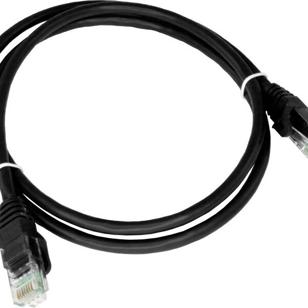 A-LAN KKU5CZA0.25 U/UTP Cat.5e Καλώδιο Δικτύου Ethernet 0.25m Μαύρο