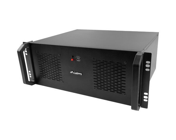 Lanberg Server Enclosure 19" 4U ATX Μαύρο