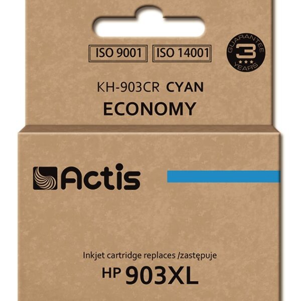 Actis Συμβατό Μελάνι Εκτυπωτή InkJet HP 903XL T6M03AE 12ml Κυανό