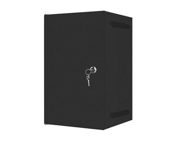 Lanberg Επιτοίχια καμπίνα 10” 9U 280X310 mm Μαύρο