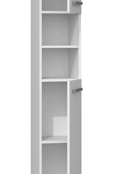 Topeshop Marbela Στήλη Μπάνιου Δαπέδου Μ30xΒ30xΥ170cm Λευκή