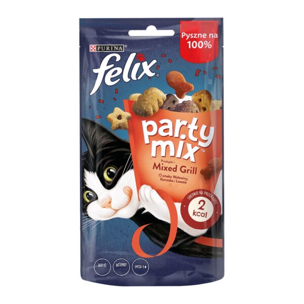 Purina Party Mix Grill Λιχουδιές Σνακ για Γάτα 60gr