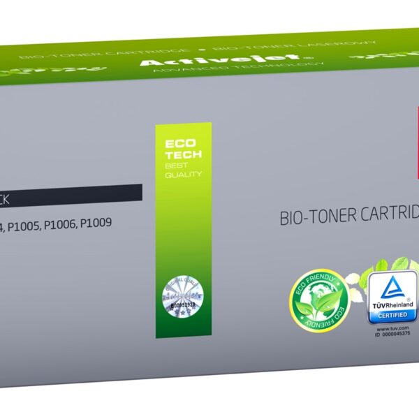 Active Jet Bio Συμβατό Toner για Laser Εκτυπωτή HP 35A CB435A 1800 Σελίδων Μαύρο