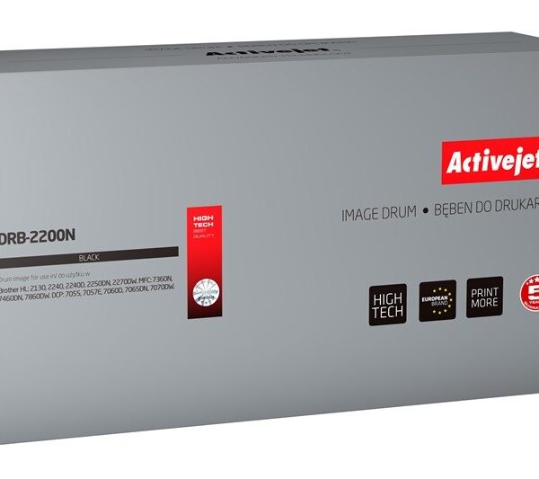Active Jet Συμβατό Drum για Laser Εκτυπωτή Brother DR-2200 12000 Σελίδων Μαύρο