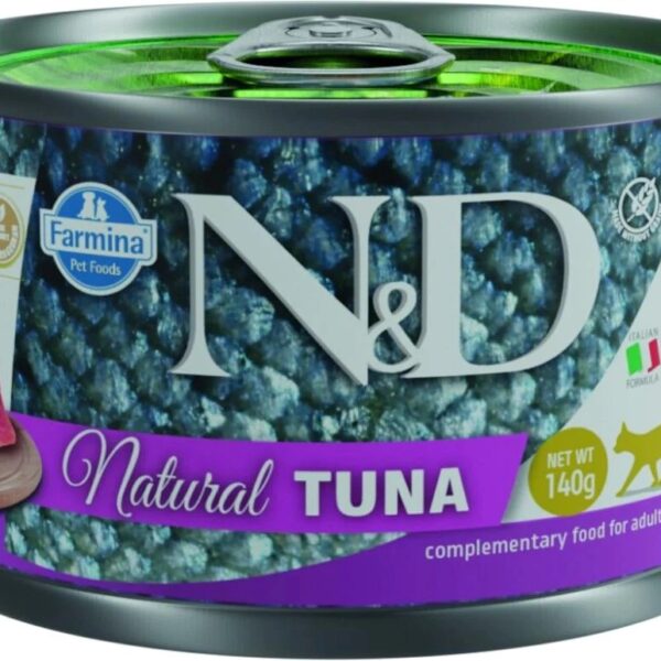 FARMINA N&D Cat Natural Tuna - wet cat food - 140 g