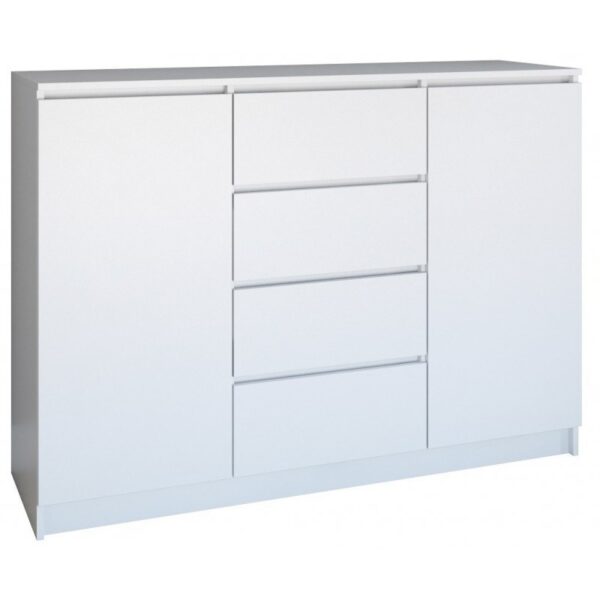 Συρταριέρα Κρεβατοκάμαρας 2d4s White 120x40x97εκ.