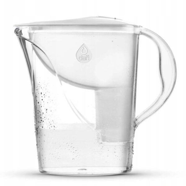 Dafi Start Classic Κανάτα Σερβιρίσματος Πλαστική White με Φίλτρο 2400ml