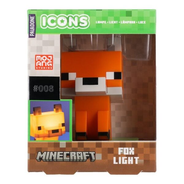 Paladone Παιδικό Διακοσμητικό Φωτιστικό Fox Icon Light Πορτοκαλί
