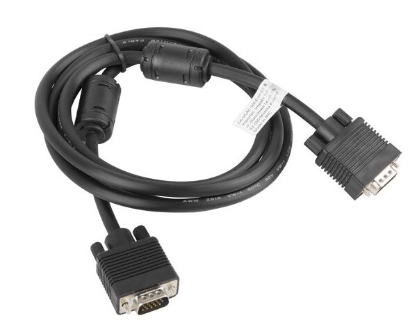 Lanberg Cable VGA male - VGA male 1.8m (CA-VGAC-10CC-0018-B)