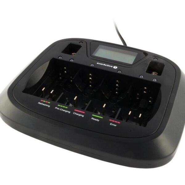 everActive NC-900U Φορτιστής 8 Μπαταριών Ni-Cd/Ni-MH Μεγέθους AA/AAA/9V/D